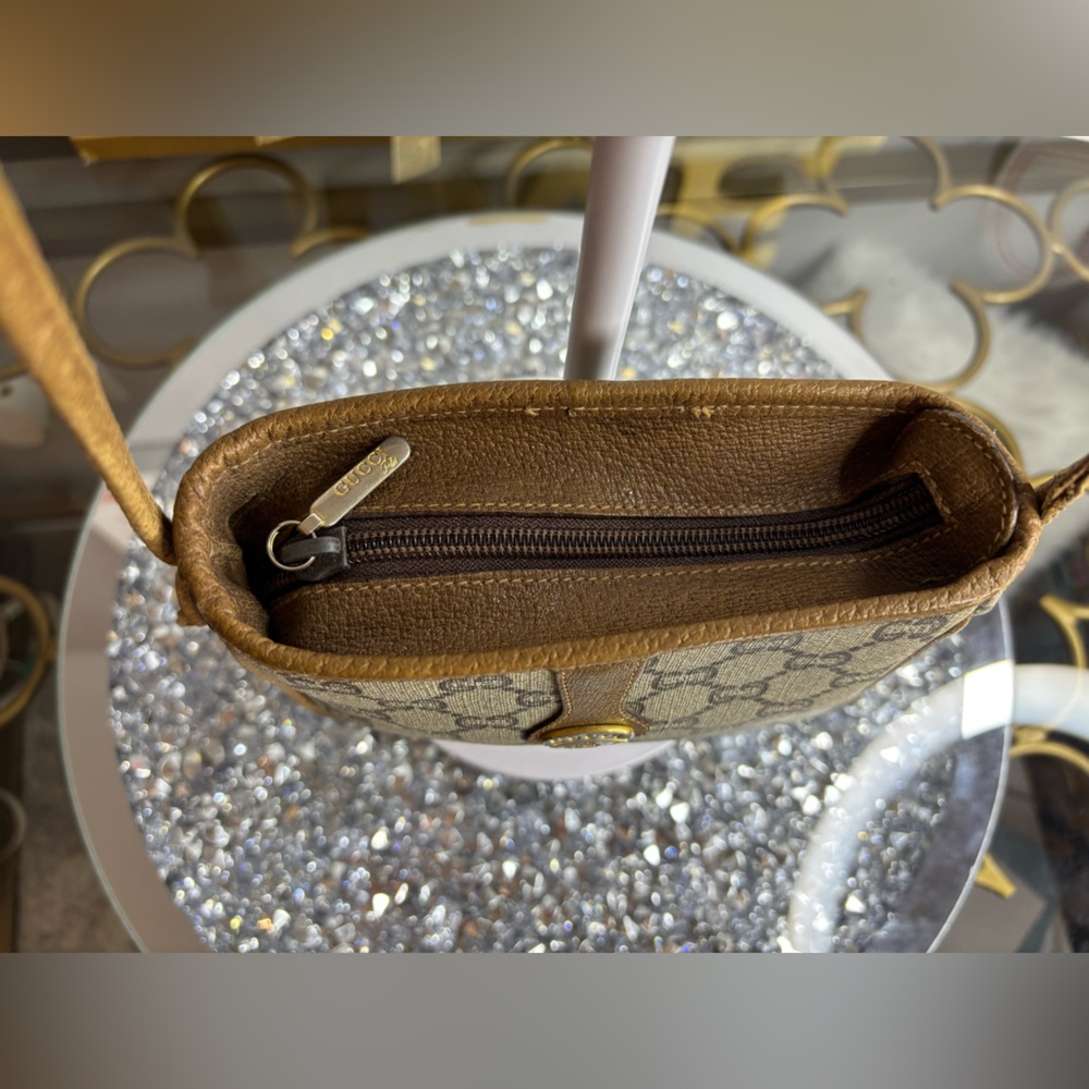 Gucci vintage 1980s "Plus" shoulder bag EUC - Picture 5 of 14